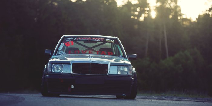 1920x1080 Photos Tuning Mercedes-Benz vintage auto Front Headlights 1920x1080
