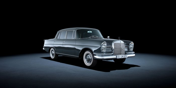 3840x2160 Wallpaper Mercedes-Benz 1959-65 220 SE Retro Cars Metallic 3840x2160