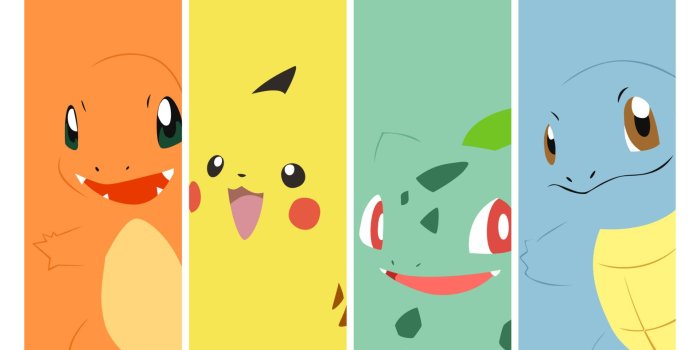 1920x1200 Pokemon Gen 1 Starters Wallpaper