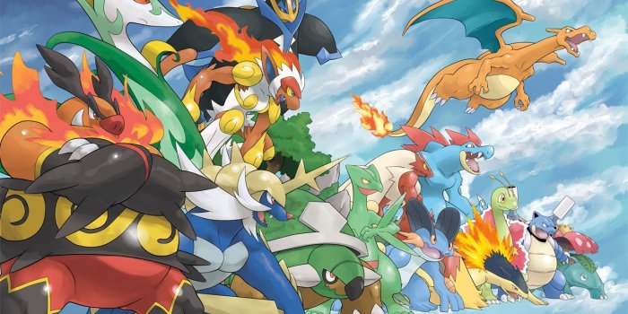 1280x909 All the starters except for 6th gen, sorry guys #1st #2nd #3rd