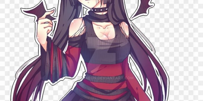 840x1110 Anime Demon Png - Cute Anime Demon Girl Clipart (#1002457) - PikPng
