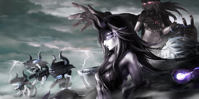 2000x1152 Anime Girls, Anime, Kantai Collection, Destroyer Water - Demon