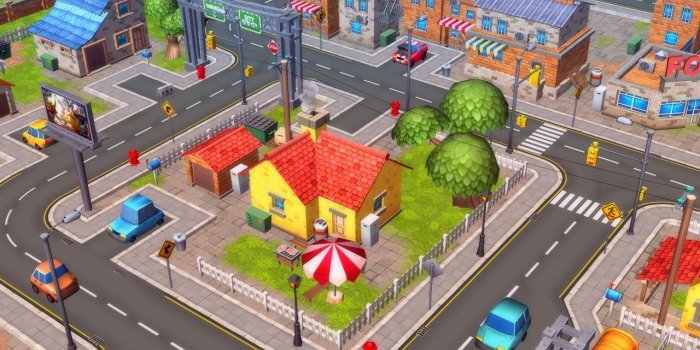 1280x800 Cartoon City 3D live wallpaper for Android - APK Download