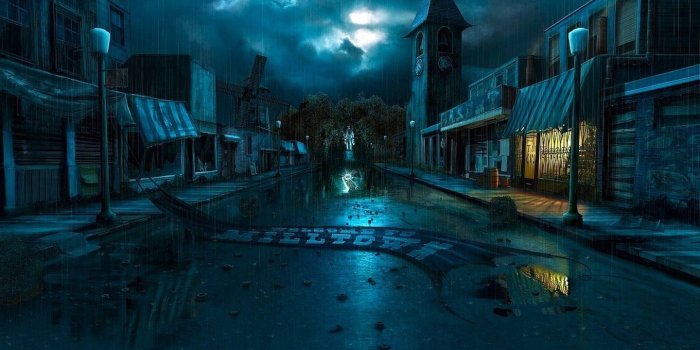 1440x900 Street Night Cartoon Background - 1440x900 Wallpaper - Ecopetit.cat