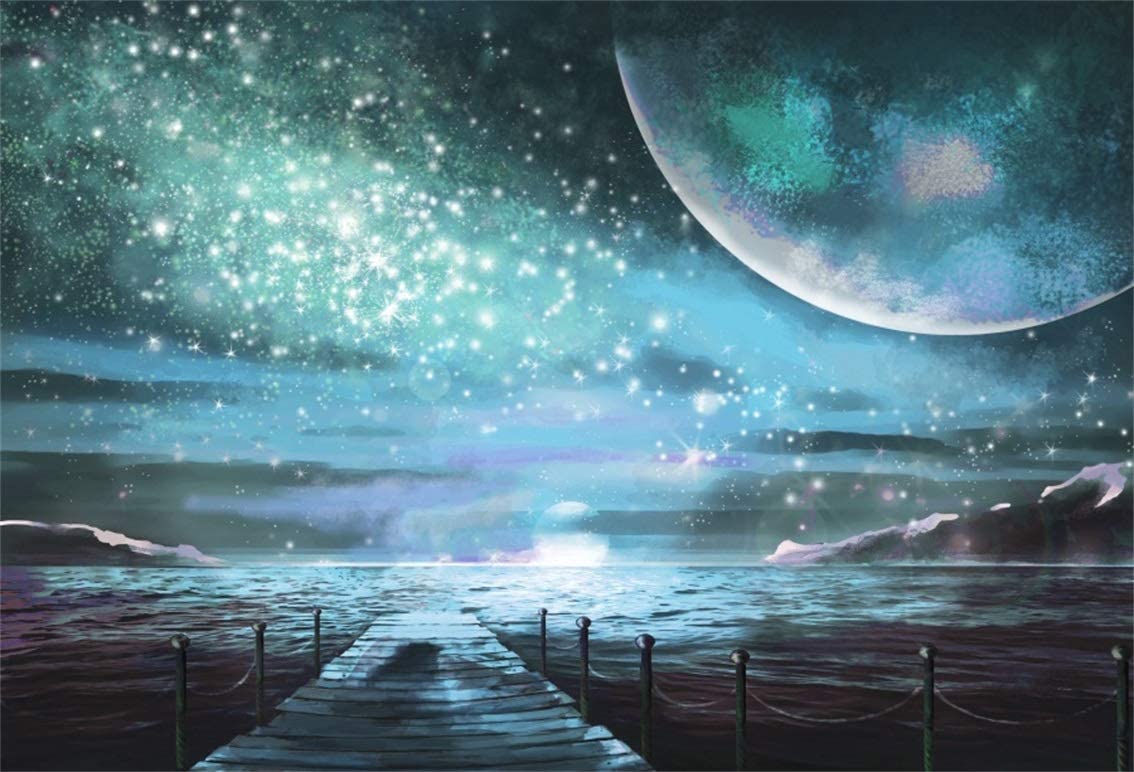 1134x772 Amazon.com : Leyiyi 9x6ft Milky Way Backdrop Bokeh Starry Sky