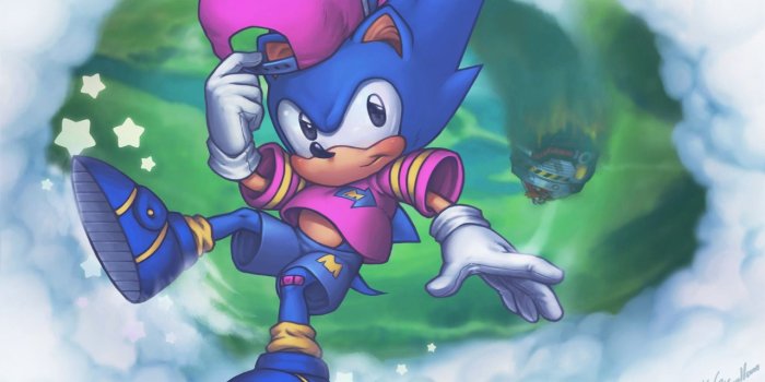 1280x720 Skrollan Scribbles — Sonic the hedgehog 90s Wallpaper! Inspired by...