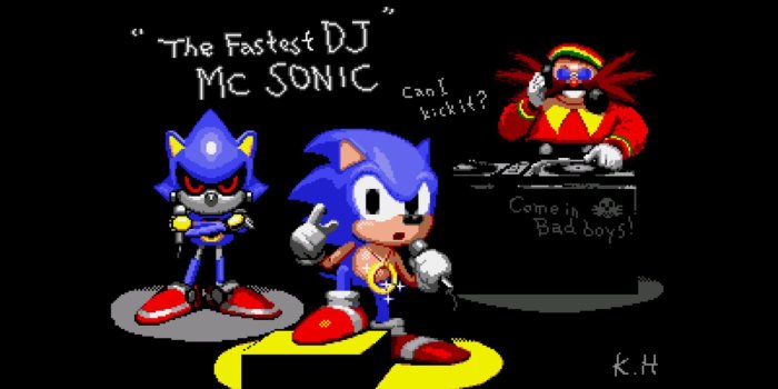 1920x1080 Red eyes Metal Sonic [Sonic CD (2011)] [Skin Mods]
