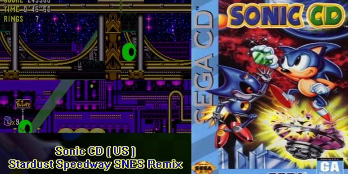 1920x1080 Sonic CD - ( US ) Stardust Speedway Present [ SNES remix ] - video