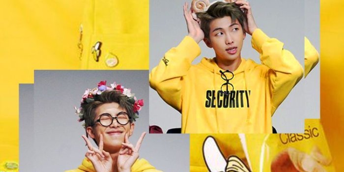 750x1334 KIM NAMJOON YELLOW AESTHETIC WALLPAPER | BTS RM YELLOW WALLPAPER