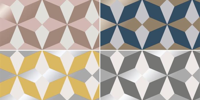 1768x1800 Fine Decor Nova Geometric Wallpaper Pink Blue Yellow Grey White