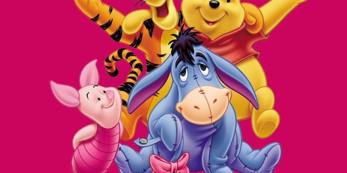 1024x768 Magic Colour Pencil: Wallpaper Winnie the Pooh and Friends