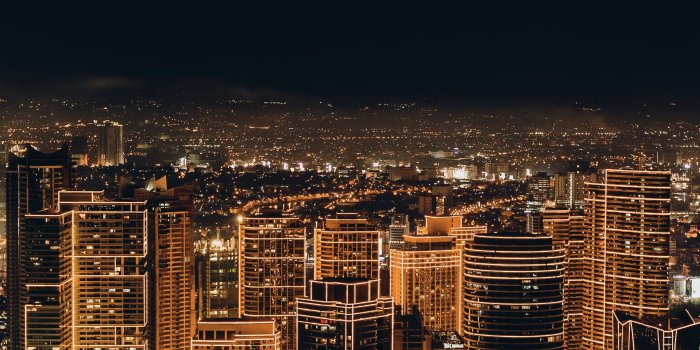 2749x4115 City landscape, Night city, Skyscrapers, City lights HD wallpaper