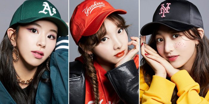 2560x1440 K-Pop Group Twice's Makeup in the Spring/Summer MLB Campaign Is