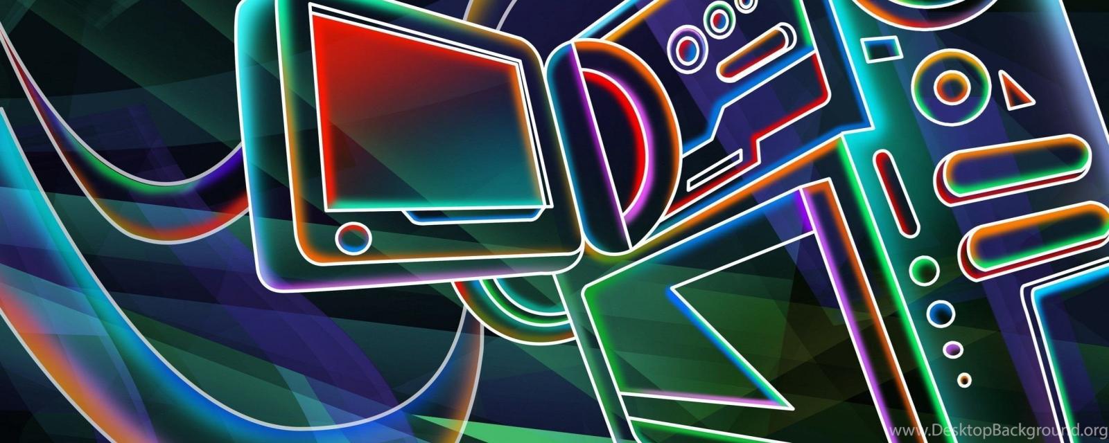 2560x1024 Neon Wallpapers 3D Neon Colorful Wallpapers HD Wallpapers 94626