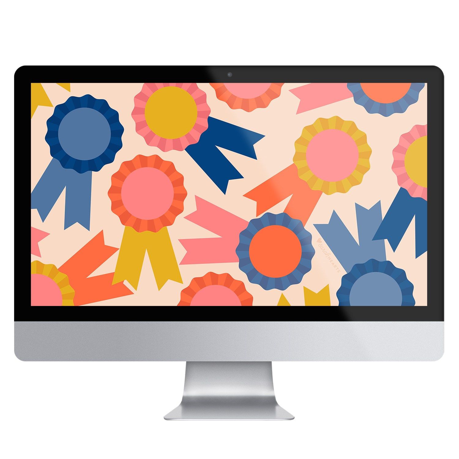 1500x1500 May 2020 Colorful Ribbon Calendar Wallpaper - Sarah Hearts