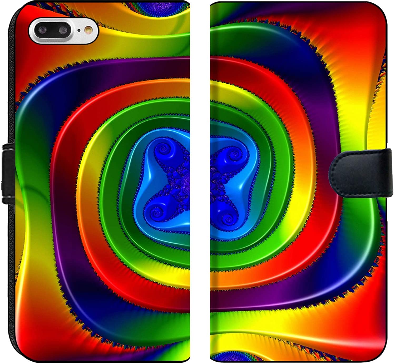 1500x1382 Amazon.com: Apple iPhone 8 Plus Flip Fabric Wallet Case Image of