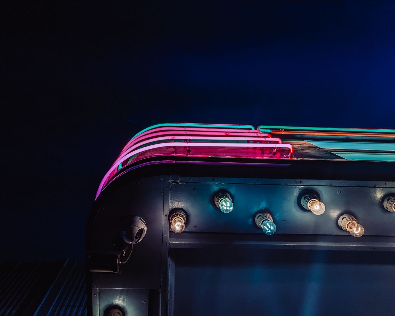 1280x1024 Download wallpaper 1280x1024 neon, light bulb, light, electric