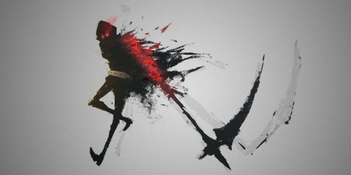 1920x1080 Grim Reaper, Artwork, Concept Art, Simple Background, Fantasy Art
