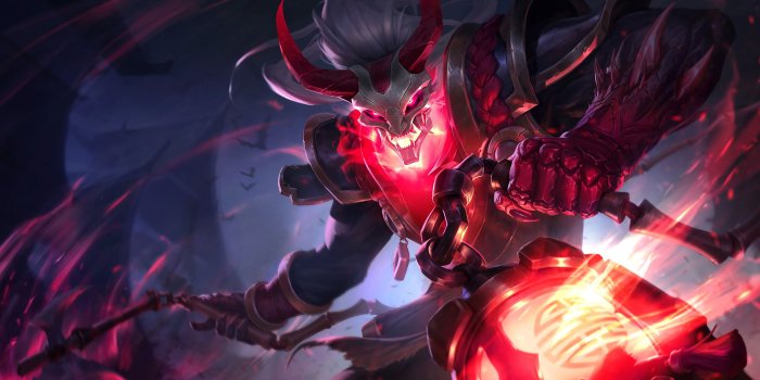 3840x2160 Wallpaper 4k Blood Moon Thresh LoL Splash Art League of Legends