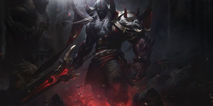 4000x2250 Blood Moon Aatrox Splash Art Hd Wallpaper Background - Skin Aatrox