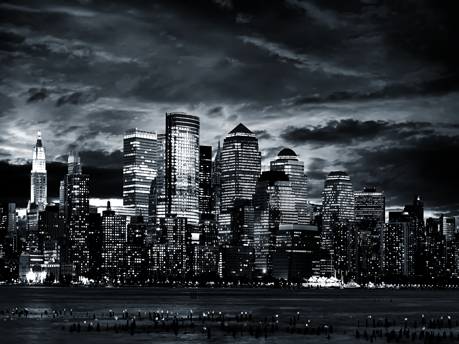 1600x1200 Black and White Cityscape Wallpapers - Top Free Black and White