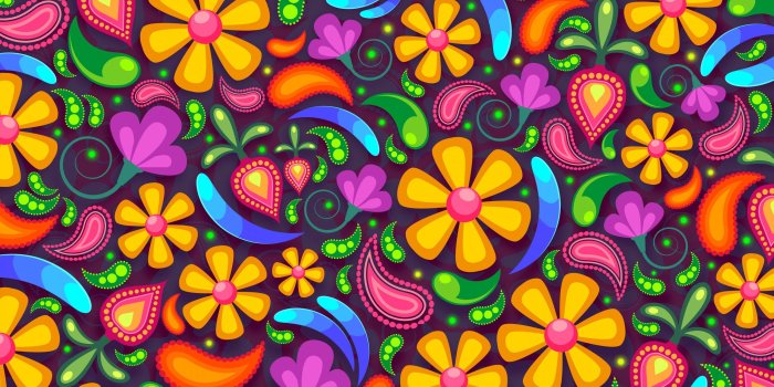 2880x1800 Wallpaper Floral, Colorful, Design, Pattern, Flowers, Girly, 4K