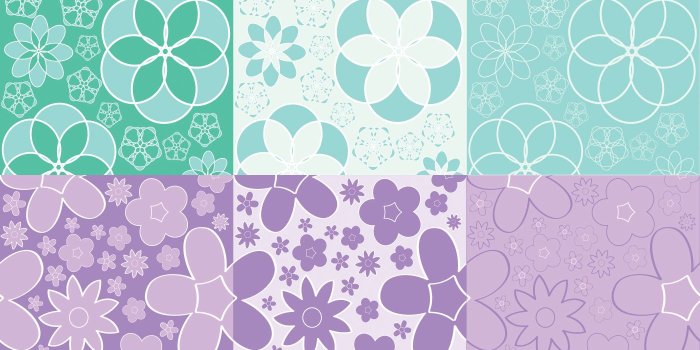 1400x980 Girly Flowers Pattern Vectors - Girly Girl, Hd Wallpapers