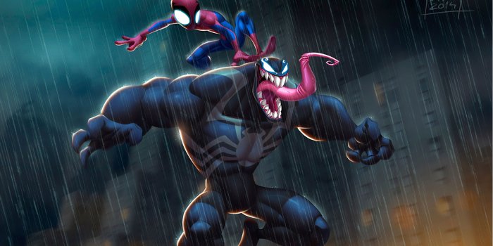 3840x2160 Comics Spider-Man Venom Marvel Comics HD Wallpaper Background