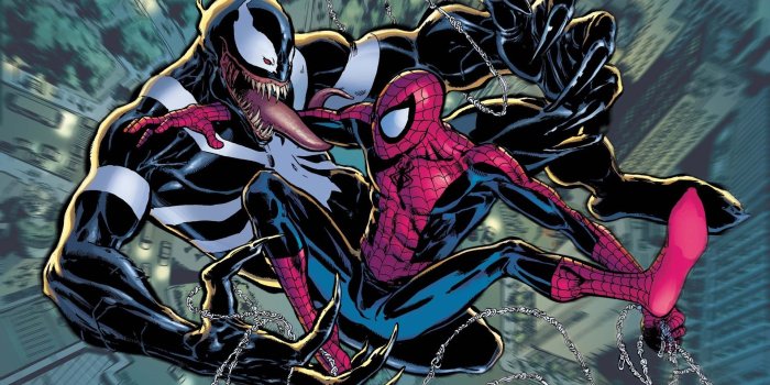 1920x1080 comics venom spiderman battles artwork marvel comics 1920x1080