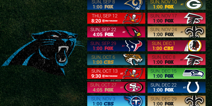 1920x1080 2019 Carolina Panthers Schedule Wallpapers - Carolina Panthers