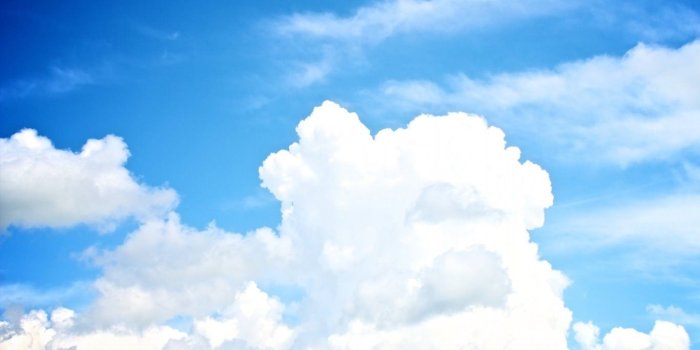1366x768 White Clouds In The Sky HD Desktop Wallpapers : High Definition