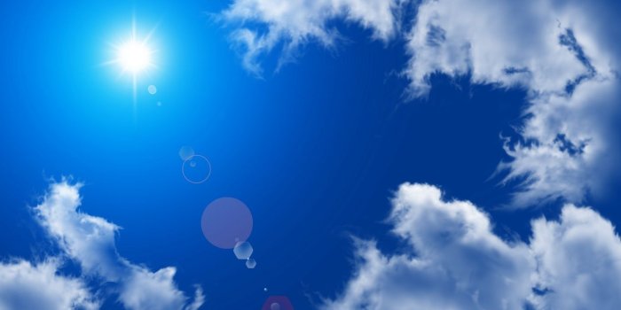 1366x768 Hd 16 - - Blue Sky High Definition, Download Wallpapers on Jakpost