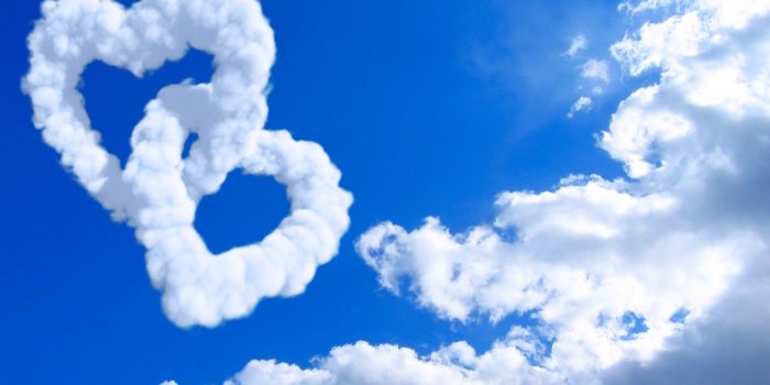 1920x1080 Two Hearts in The Sky - HD Wallpapers