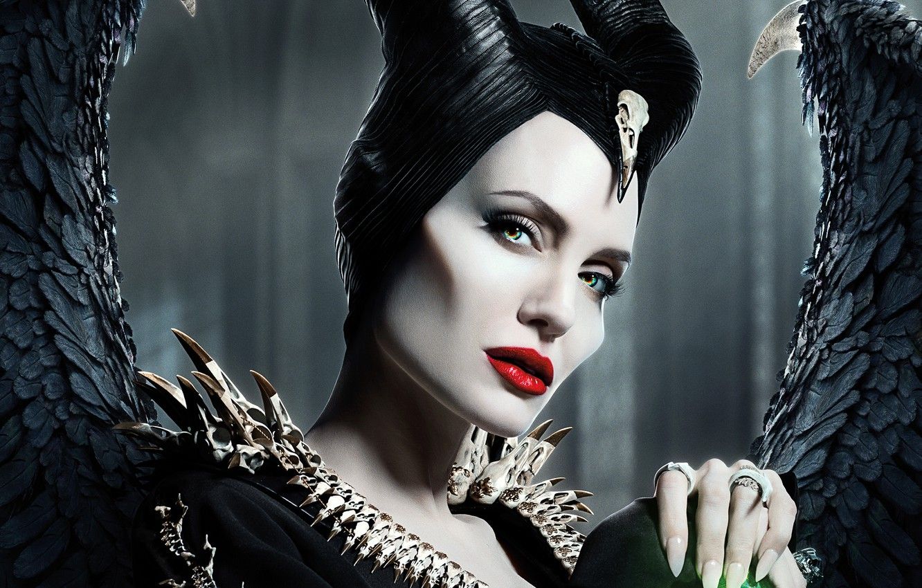 1332x850 Wallpaper fairy, Angelina Jolie, Angelina Jolie, fantasy, poster