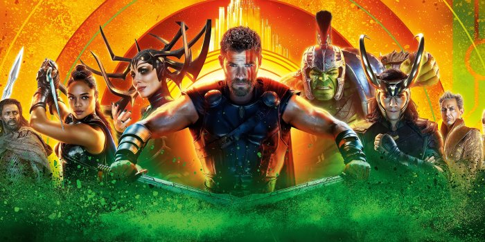 7991x3453 Wallpaper Thor Ragnarok, Odin, Sif, Heimdall, Thor, Hela