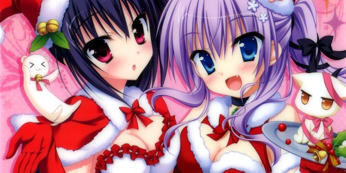 2160x1920 Christmas anime wallpapers for iPhone Android and smartphones