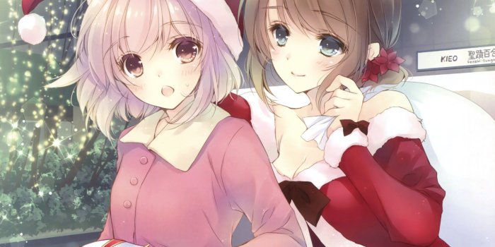2160x1920 Christmas anime 2017.Android wallpaper 2160×1920 (2) – Kawaii Mobile