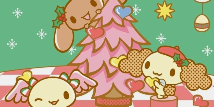 1024x768 Kawaii Noose- kawaii, lolita, anime, japan, crafts: kawaii christmas