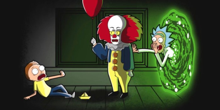 1288x1245 Rick And Morty Pennywise Wallpapers posted by Ryan Cunningham