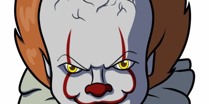 920x1531 Pennywise Face Transparent Png Download Pennywise Cartoon Drawing