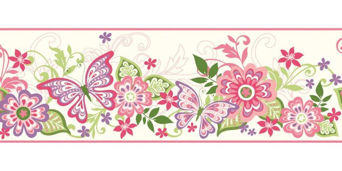 1000x1000 flower wall paper border - Domaregroup