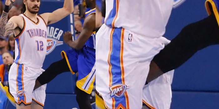 1920x1080 Draymond Green kicks yet another opponent in latest Warriors win