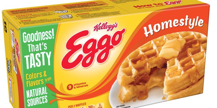 3000x3000 Kellogg's Eggo Homestyle Waffles Eassy Breakfast 12.3 oz 10 ct