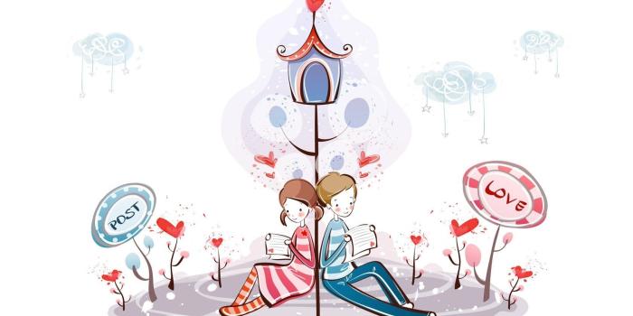 1680x1050 Free Cartoon Love Couple, Download Free Clip Art, Free Clip Art on