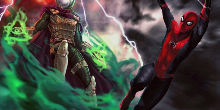 1332x850 Wallpaper Tom Holland, Jake Gyllenhaal, Peter Parker, Spider Man