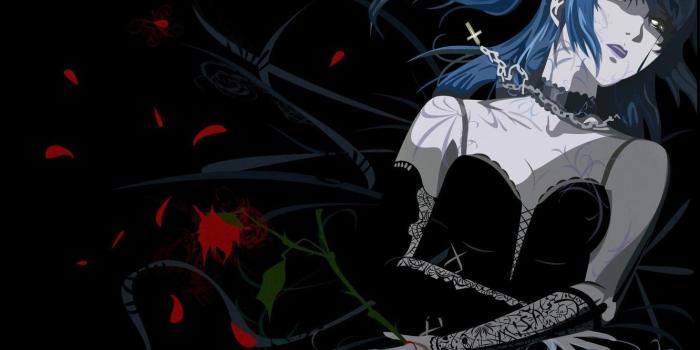 1332x850 Wallpaper void, loneliness, darkness, black dress, death note