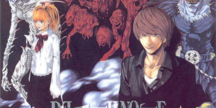1332x850 Wallpaper skull, cross, blouse, death note, death note, demons