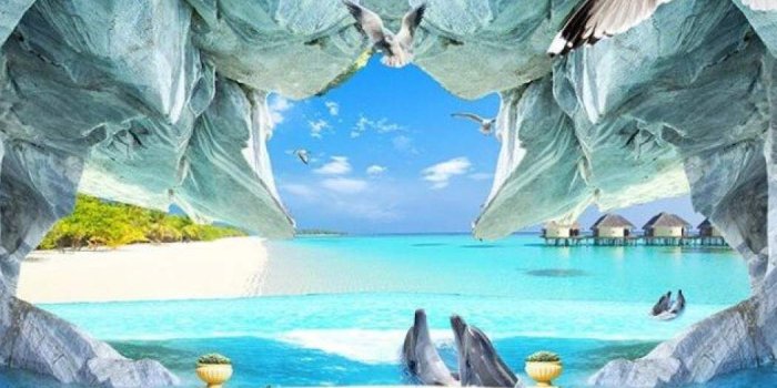 1050x1050 3d Wallpaper Mural Living Room Bedroom Tv Desktop Wallpaper - 3d