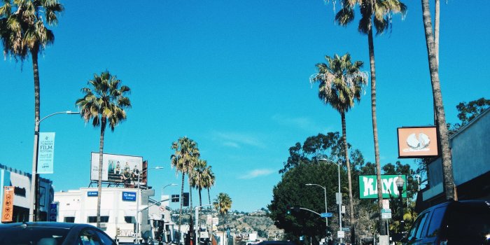 3840x2880 California, Los Angeles, Palms, Traffic, Trip 4k Wallpaper - 4k
