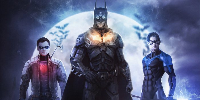 3840x2160 Comics Batman DC Comics Nightwing Red Hood HD Wallpaper